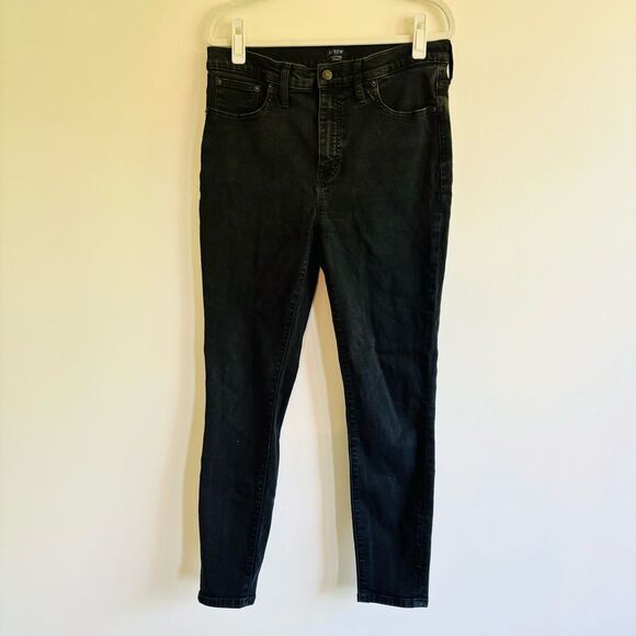 J.Crew High Rise Skinny Jeans – Black, Stretch Denim, Size 31 - Picture 3 of 5